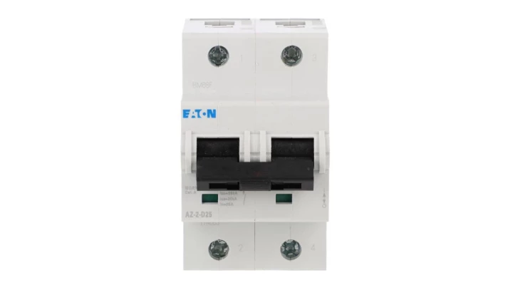 Wyłącznik nadprądowy 2P D 25A 25kA AC AZ-2-D25 174503