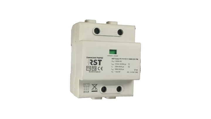 Ogranicznik przepięć B+C Typ 1+2 DC, RST Solar PV T1+T2 Y 1500V DC FM /641 506/