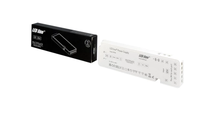 Zasilacz LED line Multipower 100-12 8,3A 100W 12V IP20 meblowy 3 lata gwar.