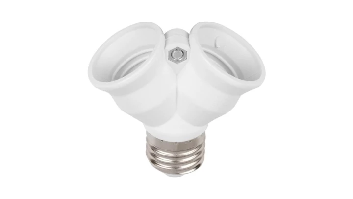 Adapter do żarówka led E27 -  2xE27