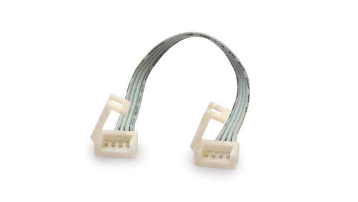 LED line złączka do taśm LED wodoodpornych CLICK CONNECTOR podwójna 10 mm 4 PIN z przewodem