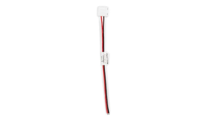 LED line złączka do taśm LED wodoodpornych CLICK CONNECTOR pojedyncza 8 mm 2 PIN z przewodem