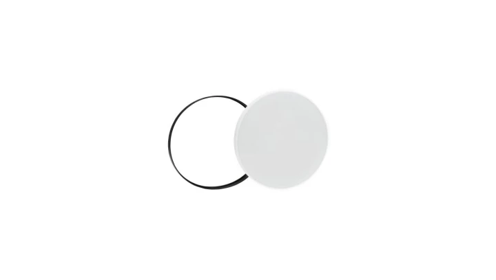 Oprawa Plafon Nymphea Black i White Rings 18W WW 230V 115st IP54 FI250x52 Biały/Czarny Okrągła