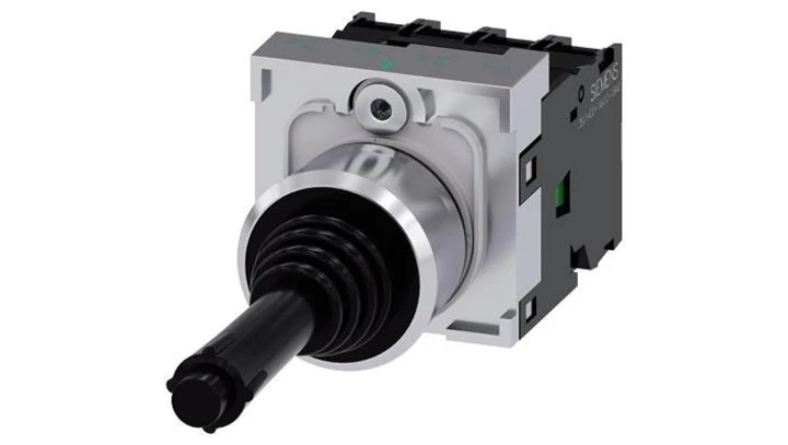 Joystick 4 kierunkowy kompletny 22mm metal z samopowrotem 4Z z blokadą dżojstik SIRIUS ACT 3SU1150-7BF88-1QA0