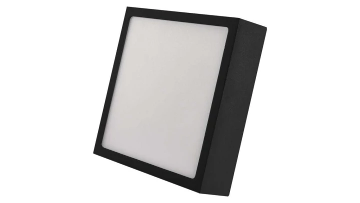 Panel LED natynkowy NEXXO, kwadrat, czarny, 12,5W, CCT EMOS ZM6333