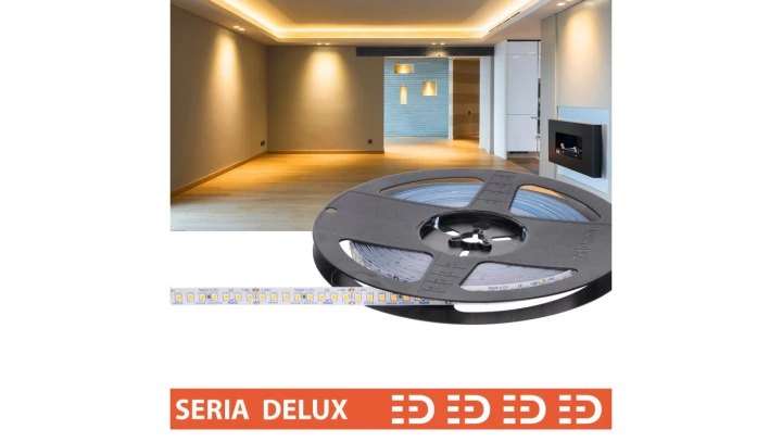 Taśma Delux 24V 160led 3000K 1000lm SMD2835 (10) PL5Y