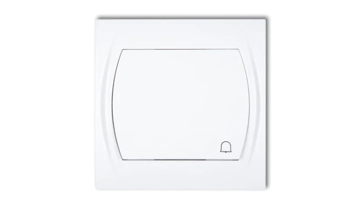 LOGO Przycisk /dzwonek/ biały LWP-4