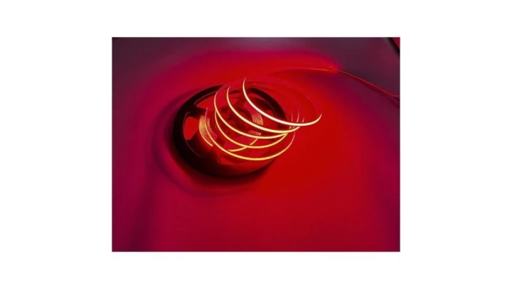 Taśma LED COB 480LED 9W/m CZERWONA IP20 /5m/ PREMIUM