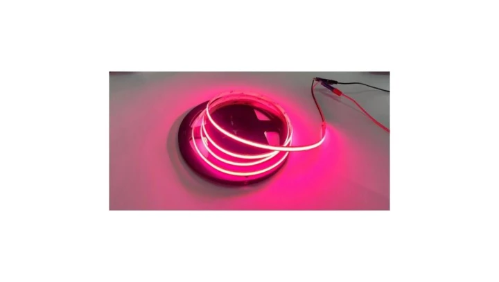 Taśma LED COB 480LED 9W/m RÓŻOWA IP20 /5m/ PREMIUM