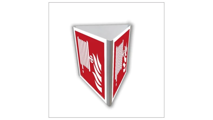 ZNAK - BF802 Hydrant (3D dościenny) 25 x 25 cm PN - Płyta 1mm