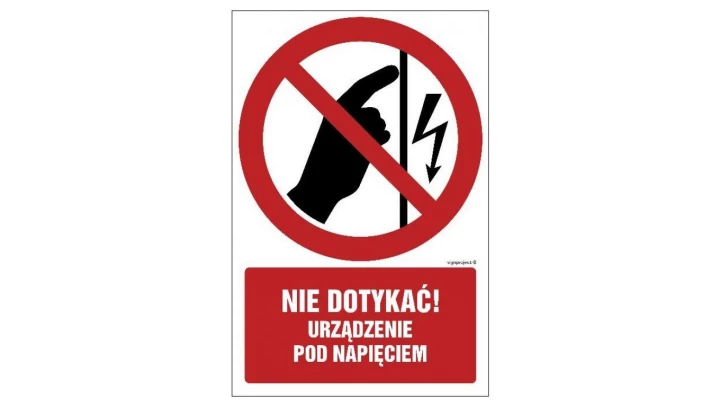 ZNAK - GC064 Zakaz wjazdu na rowerach - arkusz 9 naklejek 5 x 7,5 cm FS - Folia samoprzylepna foto.