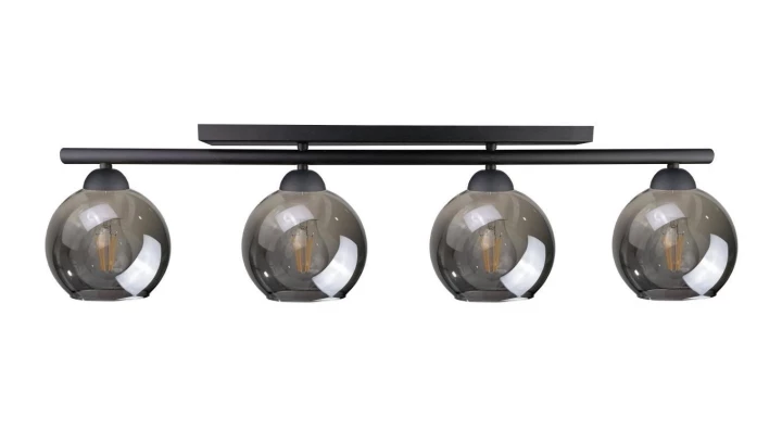 Lampa sufitowa nowoczesna 4xE27 MINOR BLACK