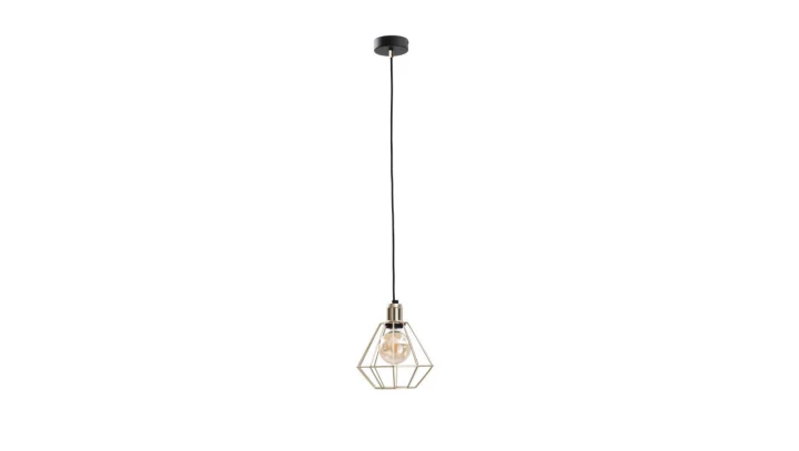 Lampa wisząca loftowa 1xE27 COMO GOLD