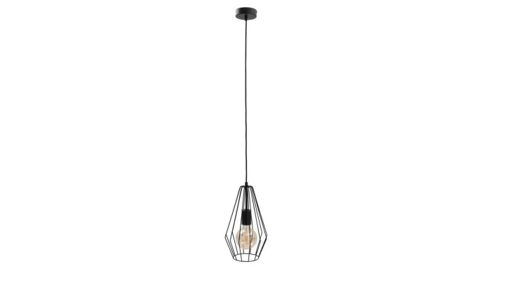 Lampa wisząca loftowa 1xE27 LEX BLACK