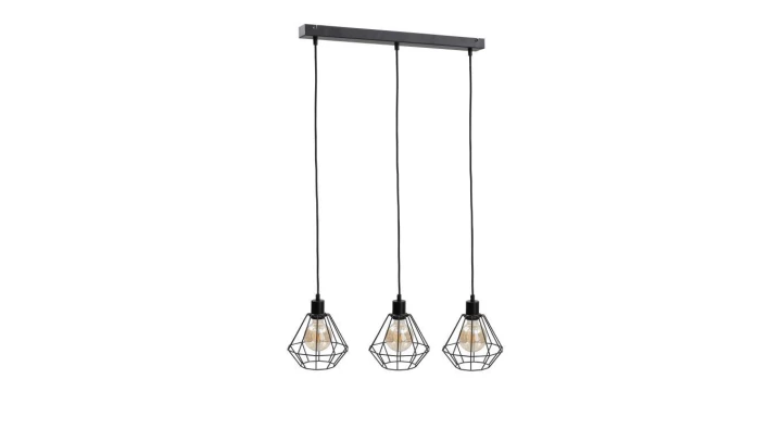 Lampa wisząca loftowa 3xE27 FOSKAL BLACK