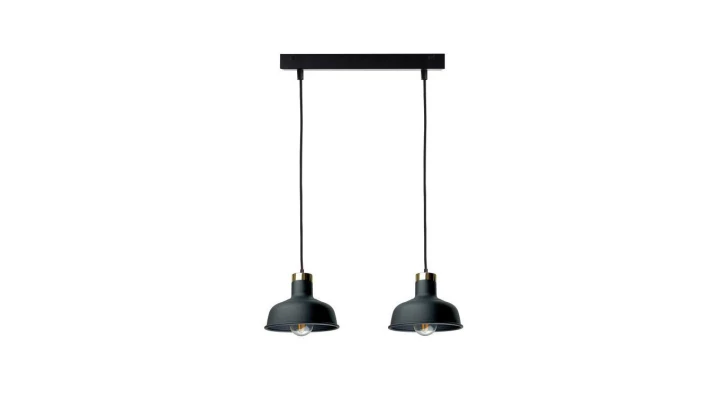 Lampa wisząca nowoczesna 2xE27 HEBE BLACK