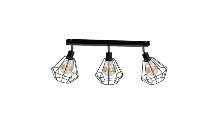 Spot loftowy 3xE27 FOSKAL BLACK