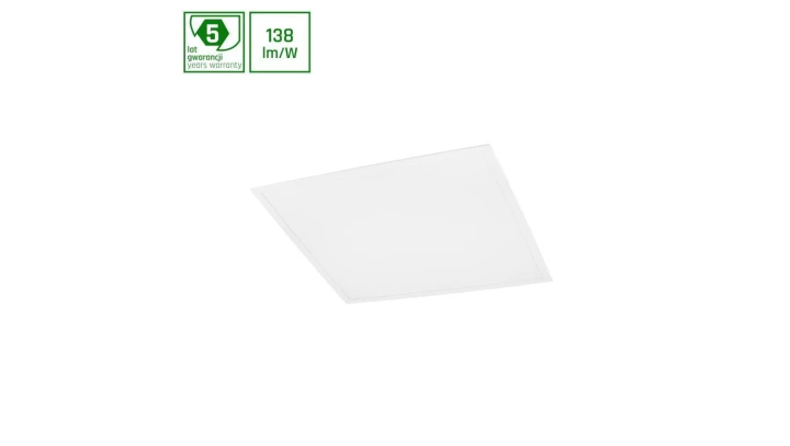 Panel ALGINE BACKLIGHT 40W NW 120st IP20 600x600x32 BIAŁY 5 lat gw