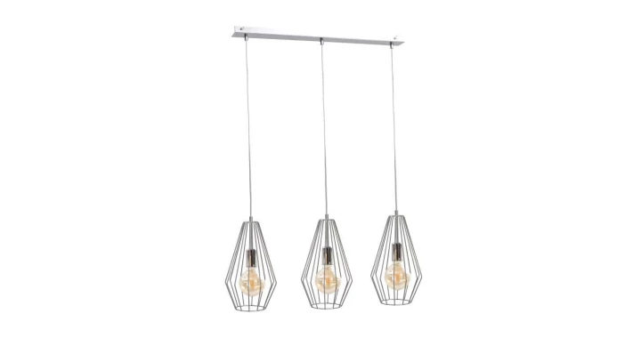 Lampa wisząca loftowa 3xE27 LEX SILVER