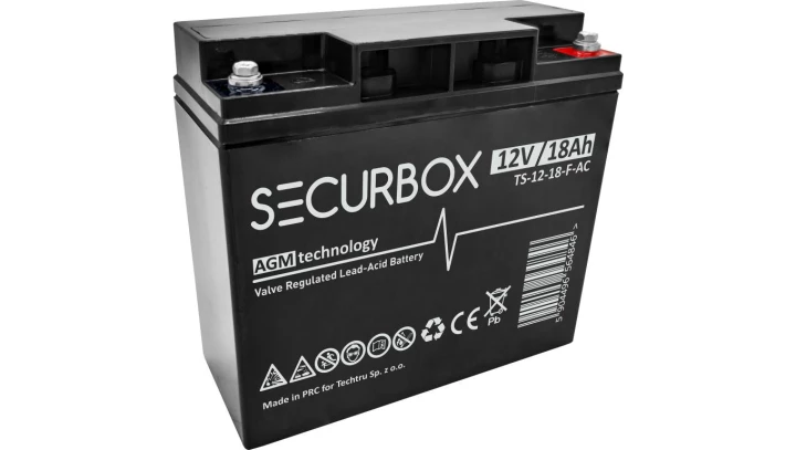 SECURBOX (F) Akumulator VRLA AGM 12V 18Ah