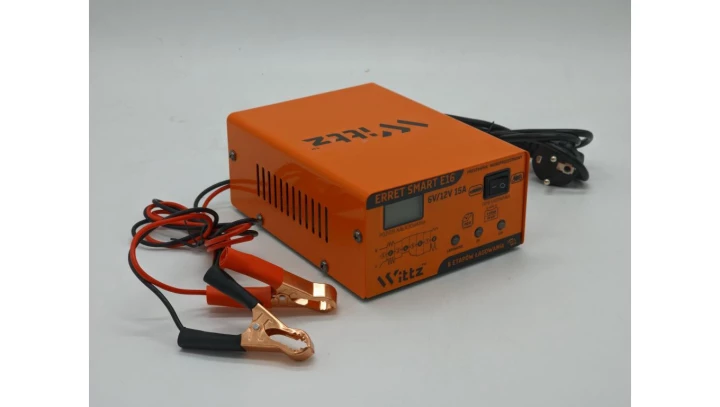 Prostownik mikroprocesorowy ERRET Smart E16 6V/12V 15A (orange)