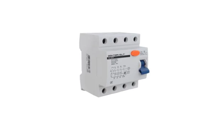 Wyłącznik różnicowoprądowy Typ A 30mA 63A 4P RCD 0829