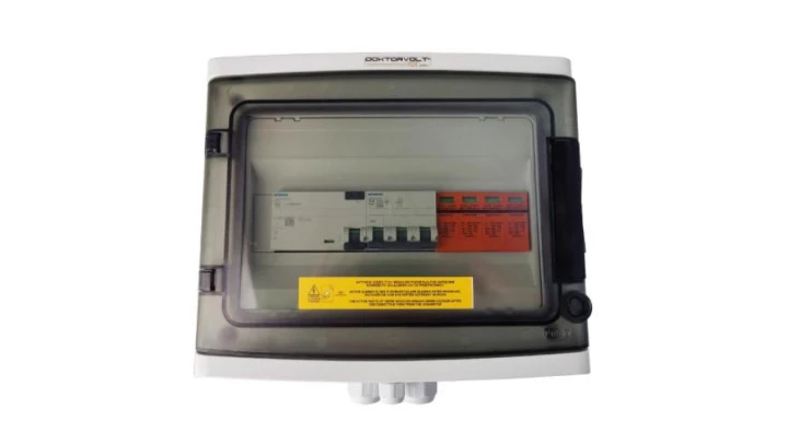 Doktorvolt Rozdzielnica PV Fotowoltaiczna Solarna AC SIEMENS 3F B16A 25A 300mA T2 0744 DV-0744-FOT