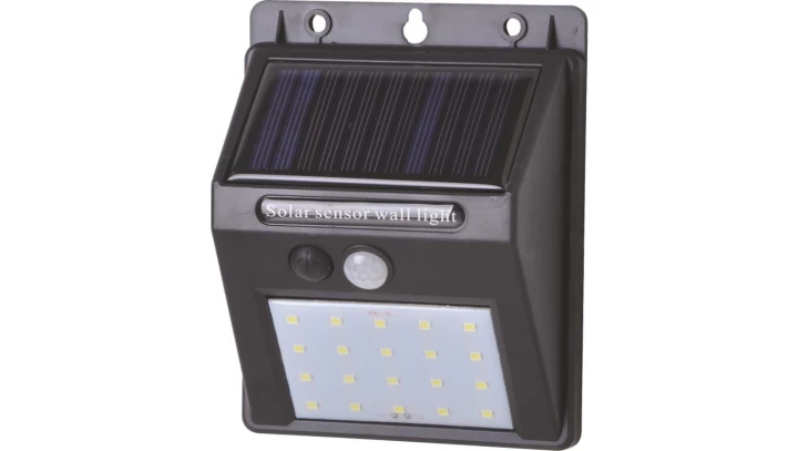 NAŚWIETLACZ SOLARNY 80LM 3.7VX1200MAH 770 IP44 Z CZUJNIKIEM LGS010S