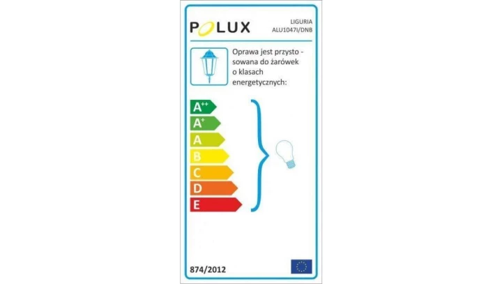 Kinkiet Ogrodowa Lampa Elewacyjna LIGURIA-LT dół 1xE27 Patyna - GOLDLUX