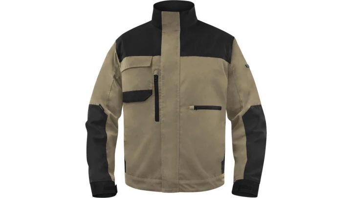 Bluza robocza MACH 5 z bawełny/poliestru M5VE3, kolor: beżowo-czarny, rozmiar: S / M5VE3BNPT