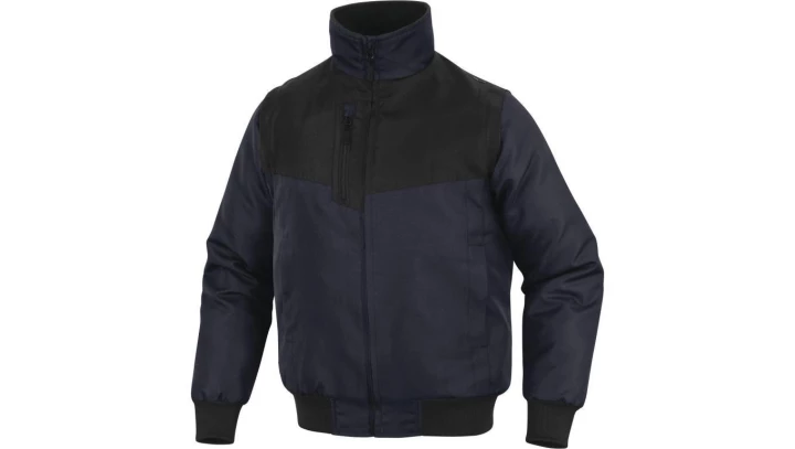 Wiatrówka z poliestru oxford powlekanego PU z odpinanymi rękawami RENO2, kolor: granatowo-czarny, rozmiar: L / RENO2MNGT