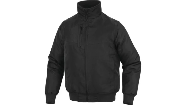 Wiatrówka z poliestru oxford powlekanego poliuretanem z odpinanymi rękawami RENO2, kolor: czarny, rozmiar: XL / RENO2NOXG