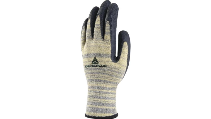Rękawica dziana z włókna HEATNOCUT, powłoka z lateksu, ścieg 10 VENICUTD02, kolor: żółto-szaro-czarny, rozmiar: 9 / VECUTD02GJ09