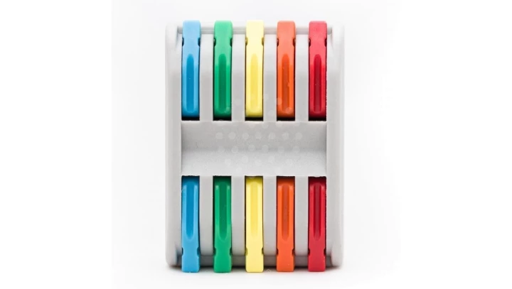 Szybkozłączka przelotowa 5x2x0,8-4mm2 /50szt/