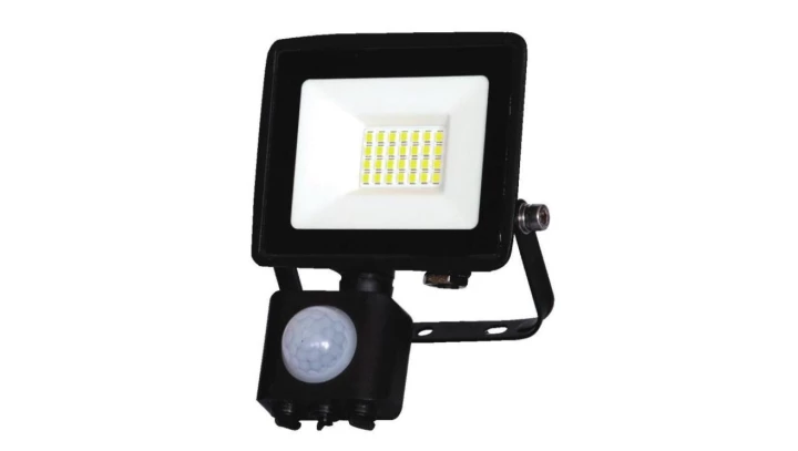 Oprawa reflektor Floodlight Slim G9 z czujnikiem ruchu 20W LED, 1900lm, 4000K, czarna / 47975