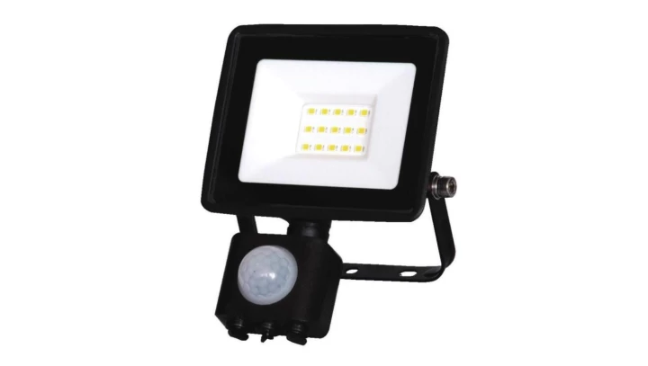 Oprawa reflektor Floodlight Slim G9 z czujnikiem ruchu 10W LED, 920lm, 4000K, czarna / 47974