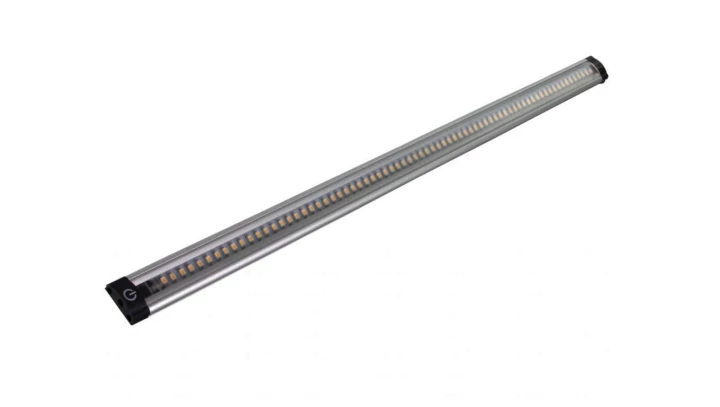 Oprawa podszafkowa TS 3W LED 250lm, 4000K, sensor dotykowy, 3-tryby świecenia, srebrna, 30cm / 10988