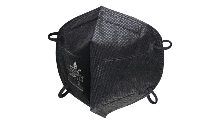 Opakowanie 30 półmasek jednorazowych FFP2 - składane pionowo M1202BH, kolor: czarny, rozmiar: Uniwersalny / M1202BHNC