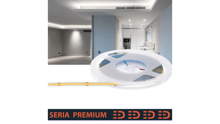 Taśma Premium 12V COB 320led 6500K 700lm (50)