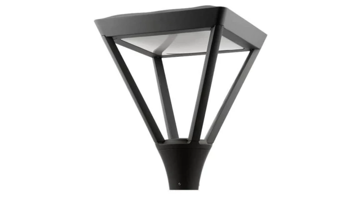 Oprawa parkowa 45W 230V 50-60Hz 3630lm 4000K IK10 IP65 czarna VIENNA SQUARE