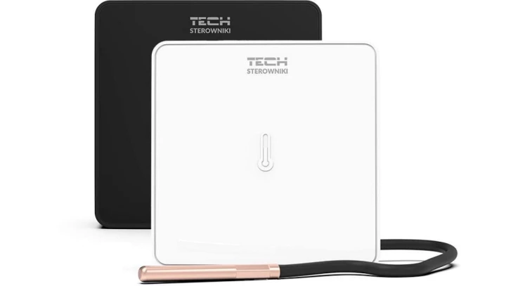 SINUM C-8f Czujnik podłogowy NTC bezprzewodowy kolor czarny