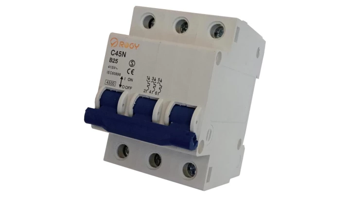 Wyłącznik nadprądowy 3P 25A B C45N 15724 - wyprzedaż