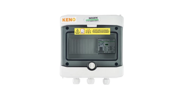 Rozdzielnica przyłączeniowa AC z ogranicznikiem przepięć TYP 1+2, 20A 1-F (SH-95 AC)