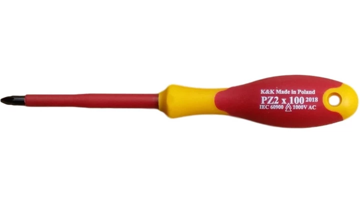 PZ2x100 WKRĘTAK MAKIT śrubokręt elektryczny izolowany VDE 1000V dla elektryków
