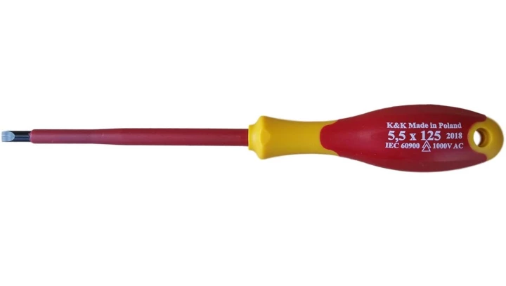 5,5x125 WKRĘTAK MAKIT śrubokręt elektryczny izolowany VDE 1000V dla elektryka