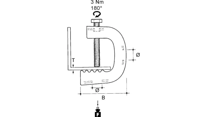 Zacisk Śrubowy C YH-1533