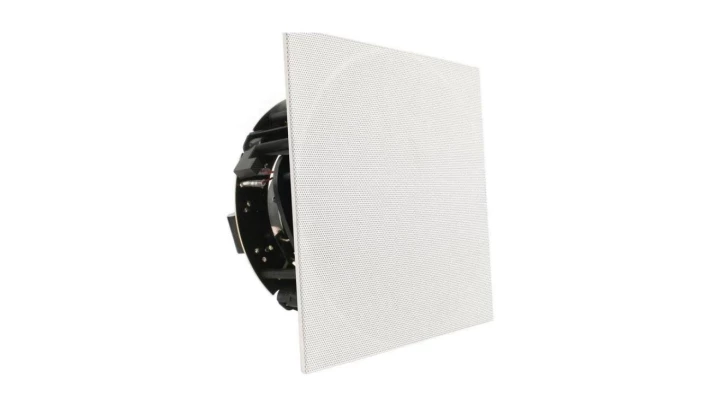 Głośnik sufitowy FAMA 8 z białą, kwadratową maskownicą