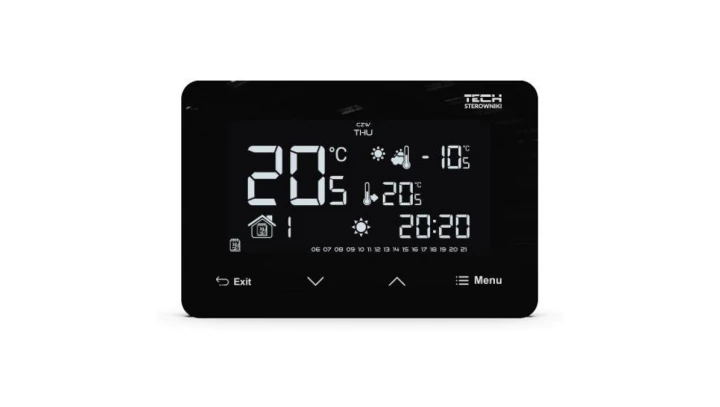 TECH ST-293Z V2 - Regulator pokojowy bezprzewodowy kolor czarny