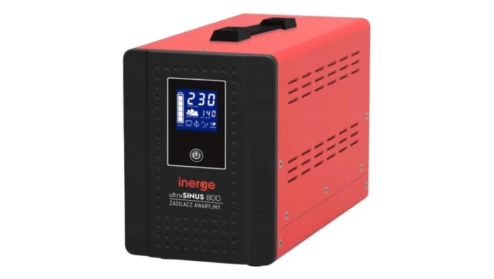 Zasilacz awaryjny ultraSinus 800 T (800VA/480W) 12V/230V EPS-12-800-T2 INERGE