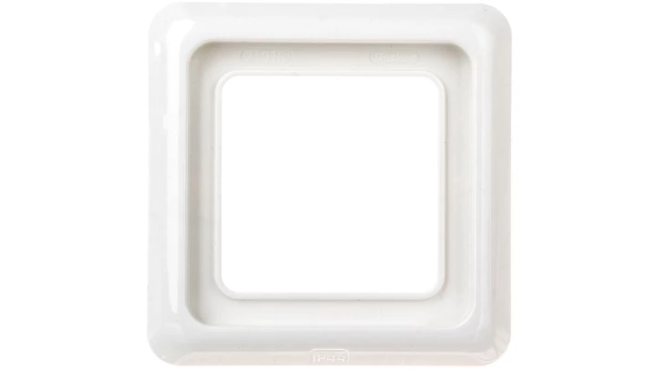 Berker Modul Ramka hermetyczna pojedyncza pozioma/pionowa IP44 biała 53132809